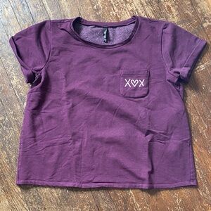 Torrid Womens Short Sleeve Sleep Tee in Rich Purple size XXL